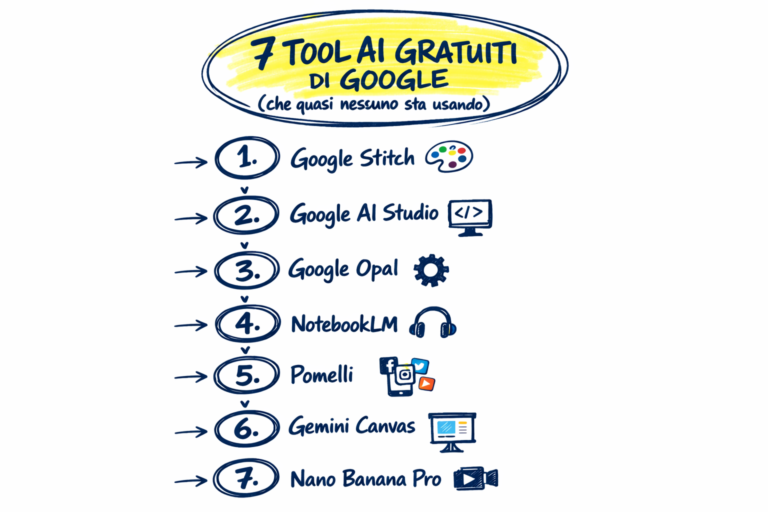 7 tool AI gratuiti di Google per professionisti e PMI